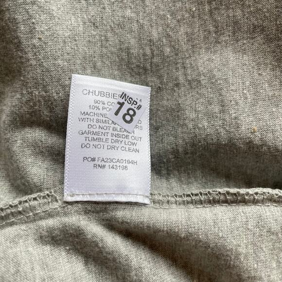 Chubbies Tee Shirt Short Sleeve Grey Size XXL - Picture 8 of 8
